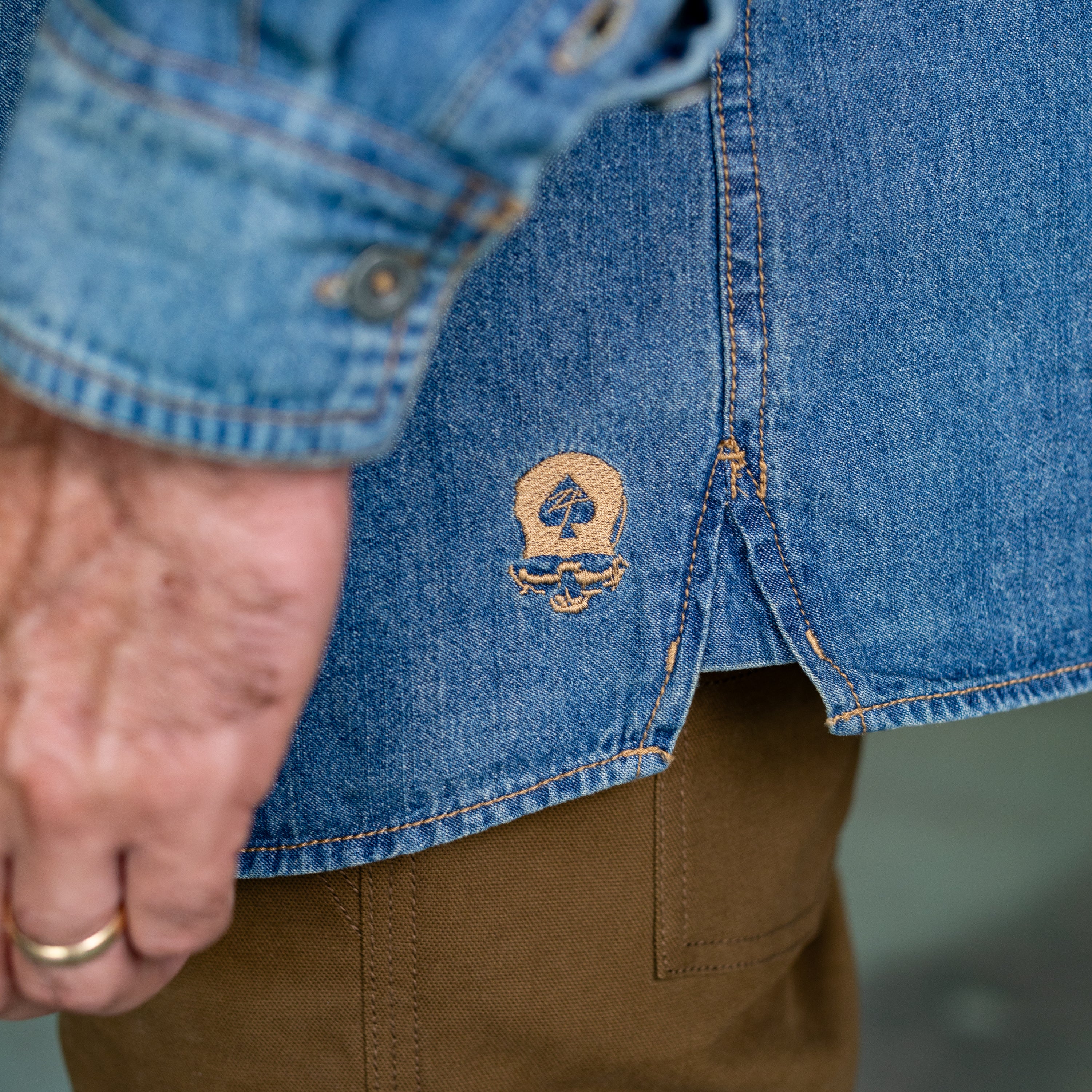 Denim Work Shirt - Image 11