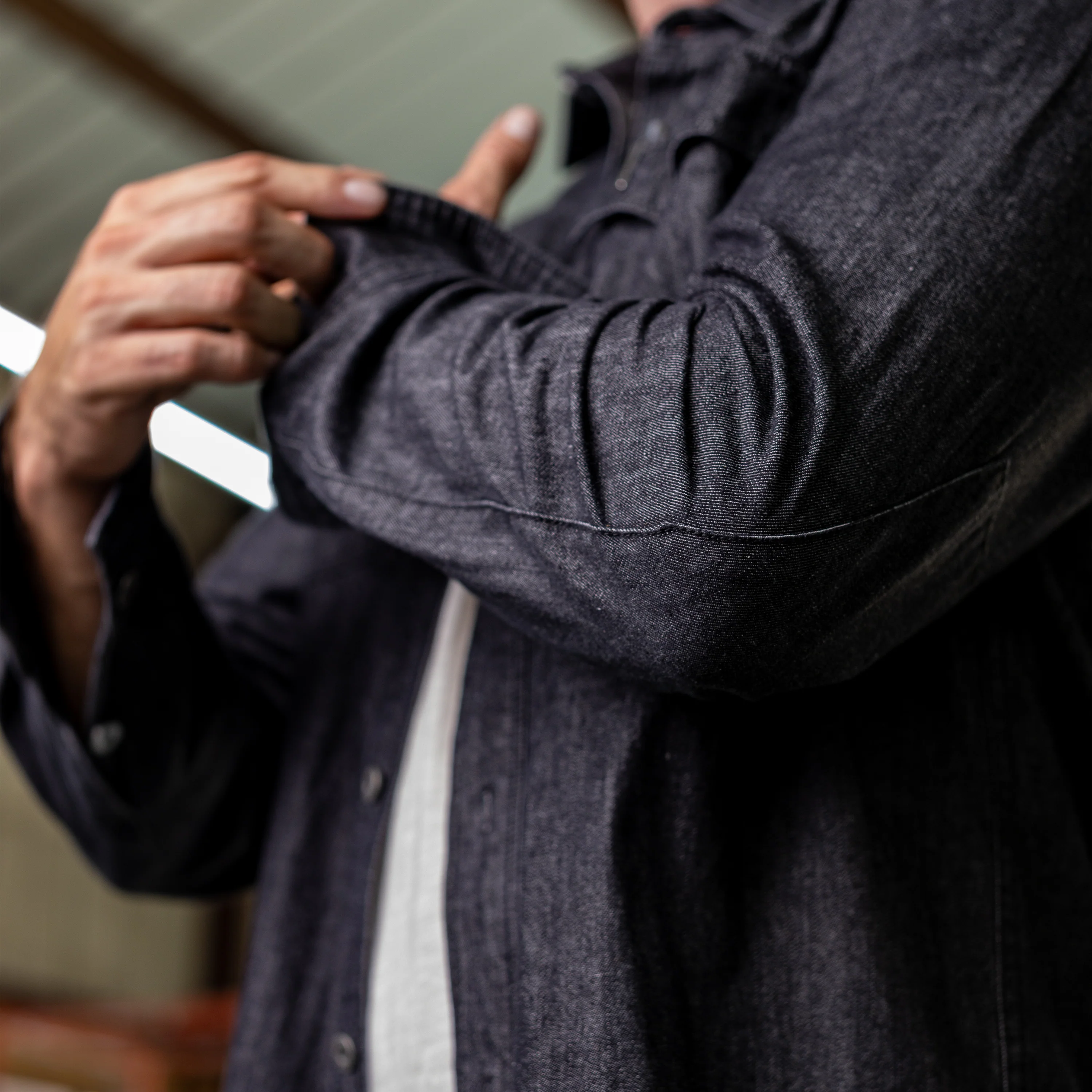 Denim Work Shirt - Image 3