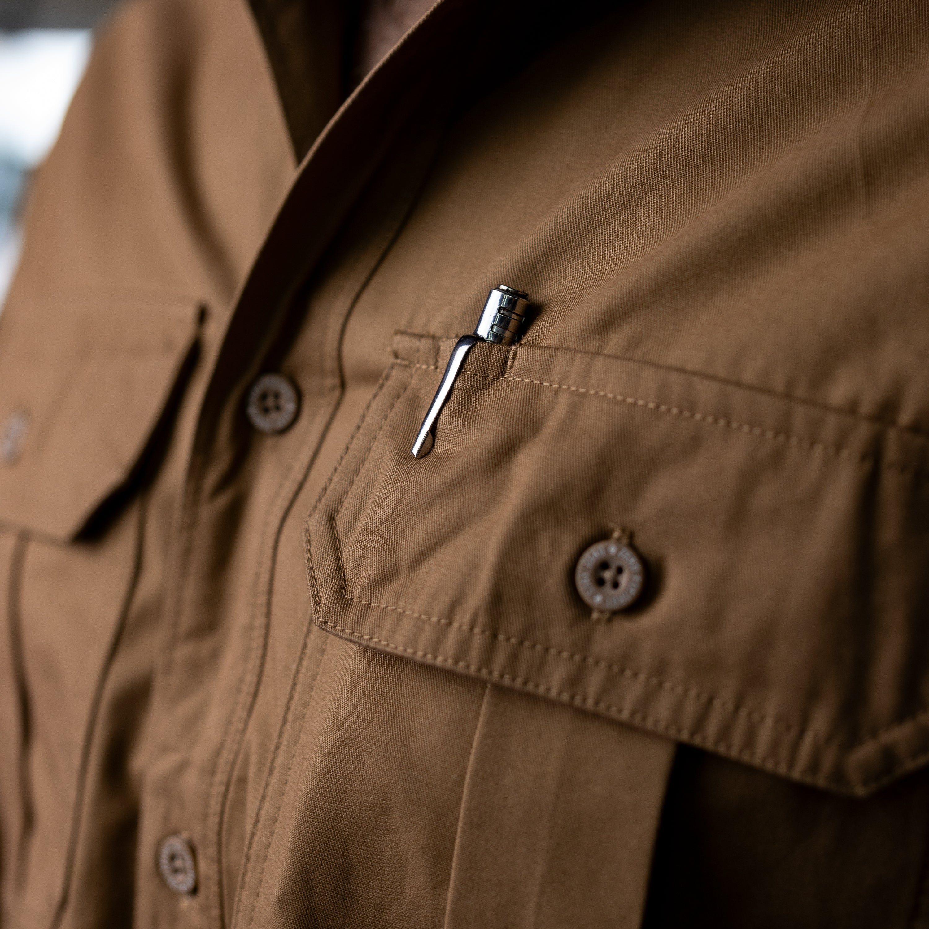 Long Sleeve Utility Shirt - Image 4