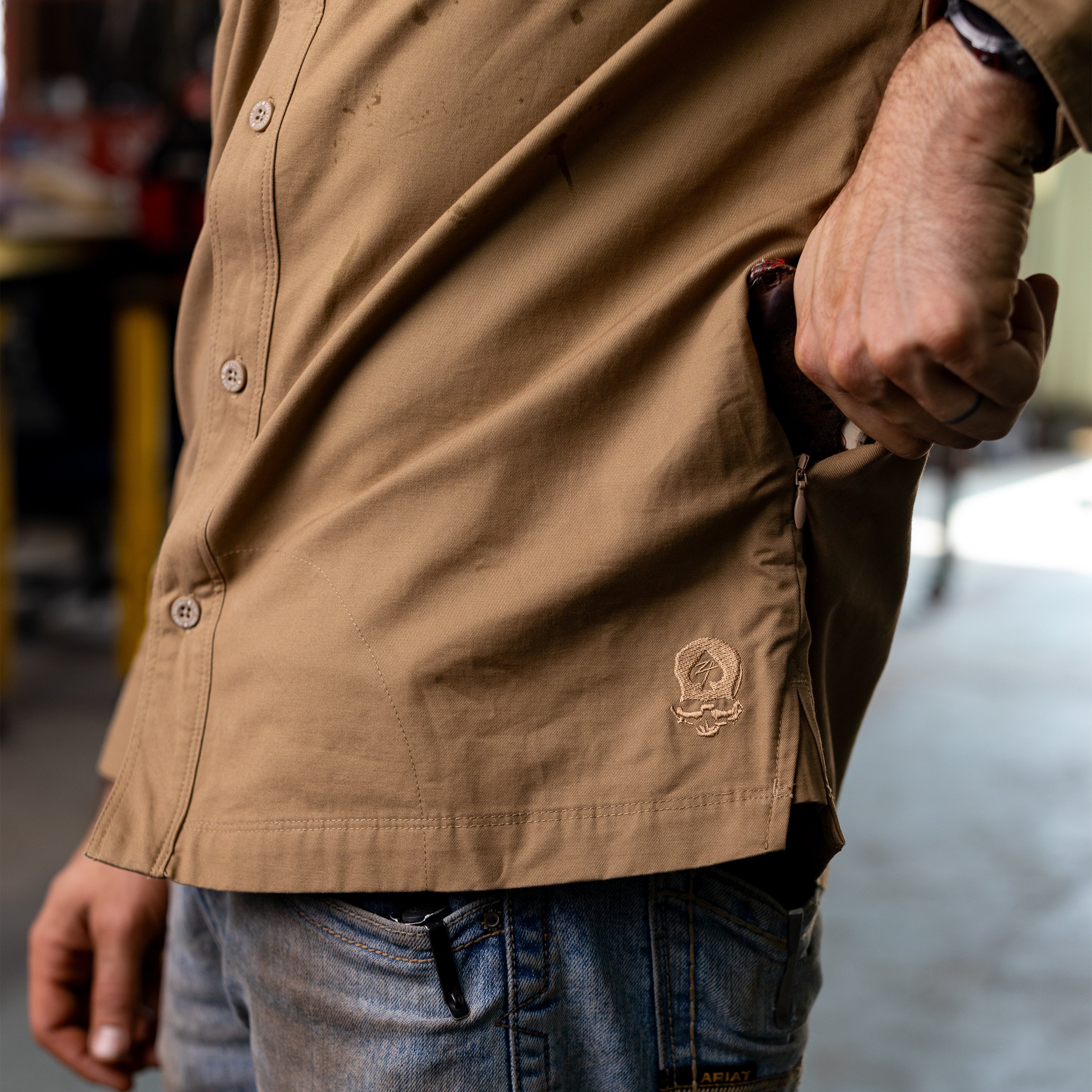 Long Sleeve Utility Shirt - Image 6